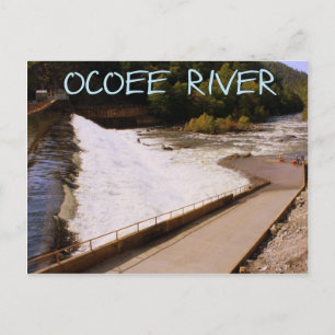 Whitewater Rafting at the Ocoee River Postcard