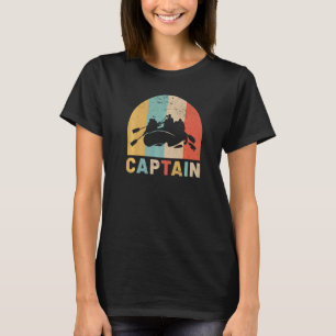 Whitewater Rafting Captain Sunset River Rat Water T-Shirt