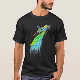 Whitewater River Kayak Graphic Rapids Waterfalls K T-Shirt