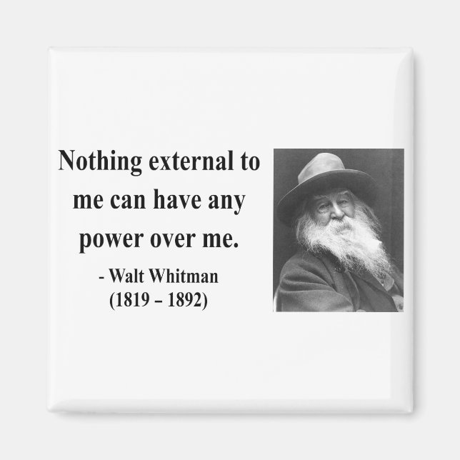 Whitman Quote 10b Magnet (Front)