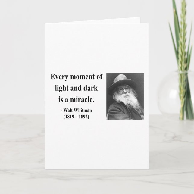 Whitman Quote 11b Card (Front)
