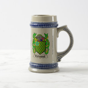 Whitmarsh Family Crest Ceramic Stein