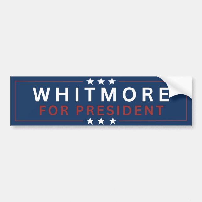 Whitmore pour le Sticker du président Bumper (Devant)