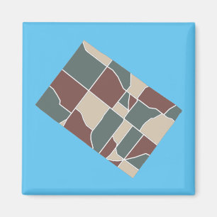 Whitpain Township Map Magnet