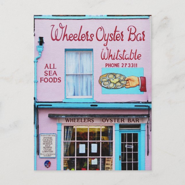Whitstable Oyster Bar Postcard (Front)