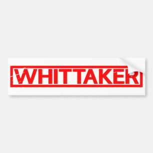 Whittaker Stamp Bumper Sticker