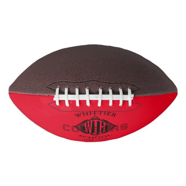 Whittier Junior High School NEW Designs Football (Front)