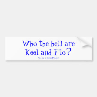 who are these idiots bumper sticker