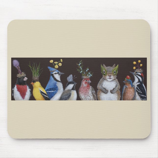 Who ate all the party snacks? mouse pad (Front)