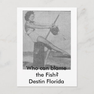 Who_can_blame_the_fish Destin Postcard