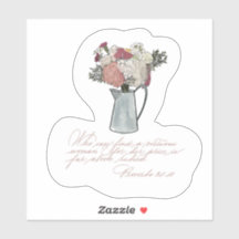 Who can find a virtuous woman? Sticker 