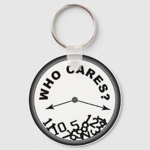 Who Cares Clock Keychain