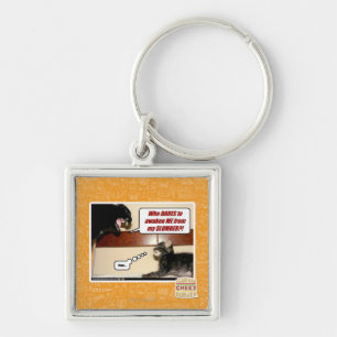 Who dares awaken me? keychain