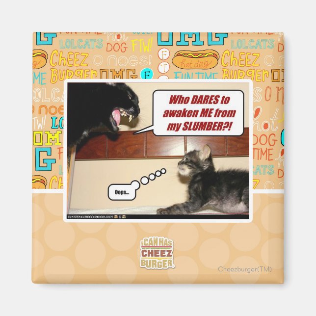 Who dares awaken me? magnet (Front)