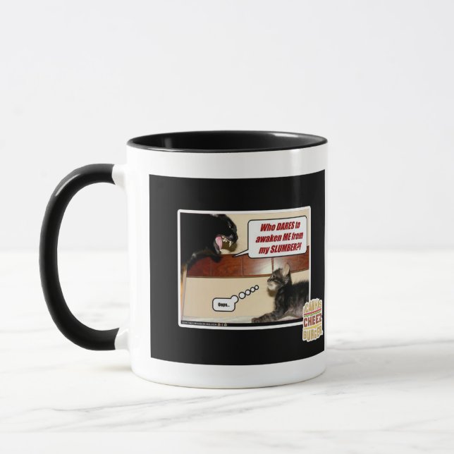 Who dares awaken me? mug (Left)