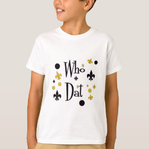 Who Dat t-shirts