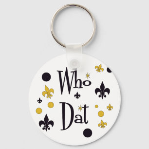 Who Dat t-shirts Keychain