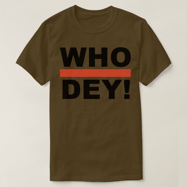 Who Dey 2 T-Shirt (Design Front)