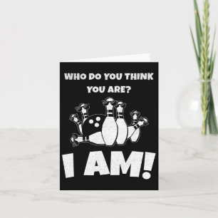 Who Do You Think You Are I Am Funny Vintage Clic B Card