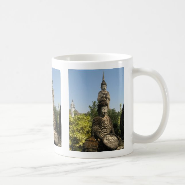 Who Do You Worship? Nong Khai, Isaan, Thailand Coffee Mug (Right)