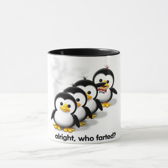 Who Farted Coffee Cup Mug (Center)