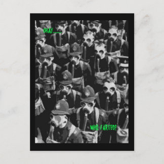 Who Farted Postcard