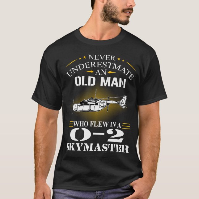 Who Flew In O 2 Skymaster Oscar Deuce Airplane T-Shirt (Front)