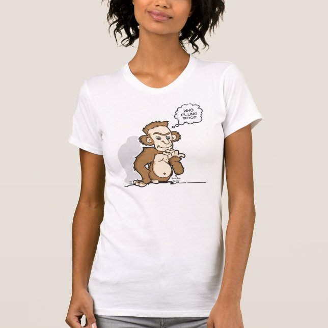 Who Flung Poo? T-Shirt (Front)