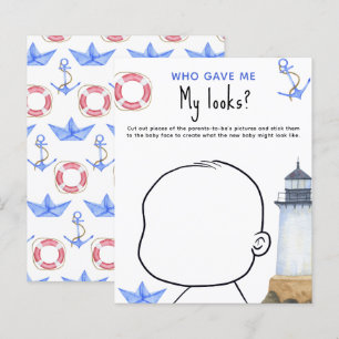 Who gave me My looks? baby shower game