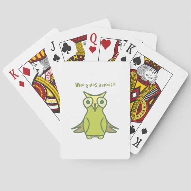 Who Gives a Hoot Classic Playing Cards (Back)