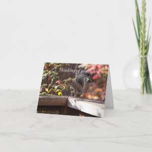 Who Goes There Thinking Of You Card