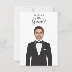 Who Has The Groom Scratch Off Game Bridal Shower Thank You Card