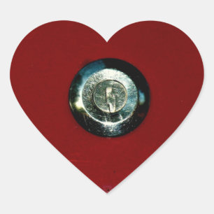 Who Has The Key ? Heart Sticker