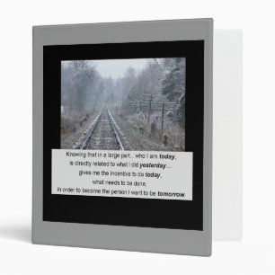 Who I am Today Inspirational Binder