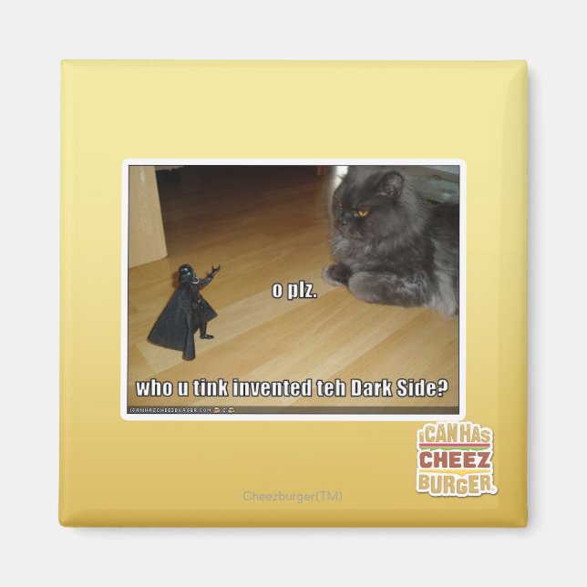 Who invented the dark side? magnet (Front)