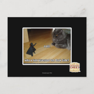Who invented the dark side? postcard