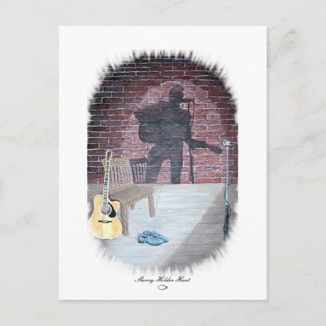 WHO IS GOING TO FILL THESE SHOES POSTCARD (Front)