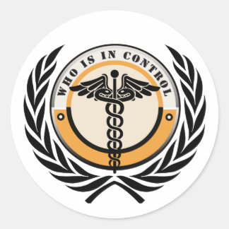 Who is in Control Sticker