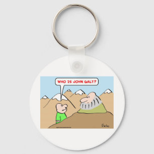 who is john galt ayn rand objectivism keychain