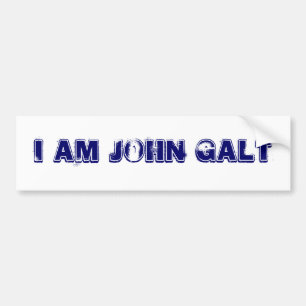 WHO IS JOHN GALT BUMPER STICKER