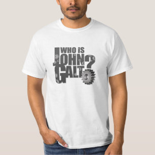 Who is John Galt? Gears T-shirt