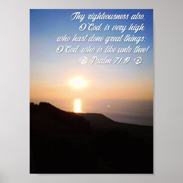 Who Is Like Unto Thee, O God Poster (Front)