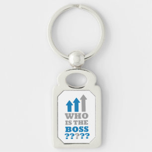 Who is the boss ? keychain