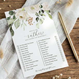 Who Knows Bride Best Would She Rather Shower Game