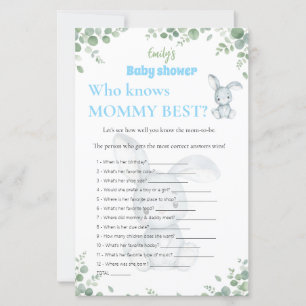 Who Knows Mommy Best? Baby Shower Game
