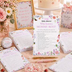 Who Knows Mommy Best? Baby Shower Game