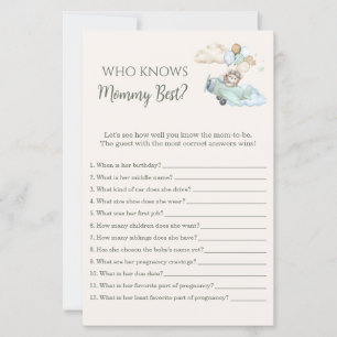 Who Knows Mommy Best Game Bearly Wait Airplane Boy