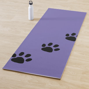Who Let the Dog in?  Periwinkle Yoga Mat