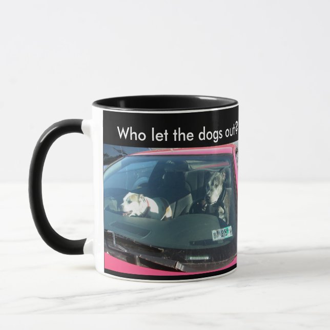 Who let the dogs out? Mug (Left)