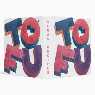 Who Loves Tofu? Vegan Binder